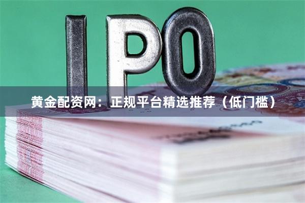 黄金配资网：正规平台精选推荐（低门槛）
